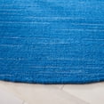 thumbnail image 3 of SAFAVIEH Kilim Roderick Solid Area Rug, Blue, 6' x 6' Round, 3 of 8