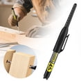 thumbnail image 2 of Long Nib Deep Hole Marker Pen, 1.77-Inch Extra Length Tip for Precise Marking, Refillable Waterproof Construction Marker, Carpenter Pen for Woodworking Plumbing, , A Black Long-Tipped Marker, 2 of 9