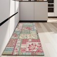 thumbnail image 4 of Pioneer Flower Floral Print Pattern Kitchen Rug Mat,Kitchen Runner Rugs Non Skid Washable,Decorative Kitchen Floor Mats for Kitchen,Sink,Laundry,17"X47", 4 of 5