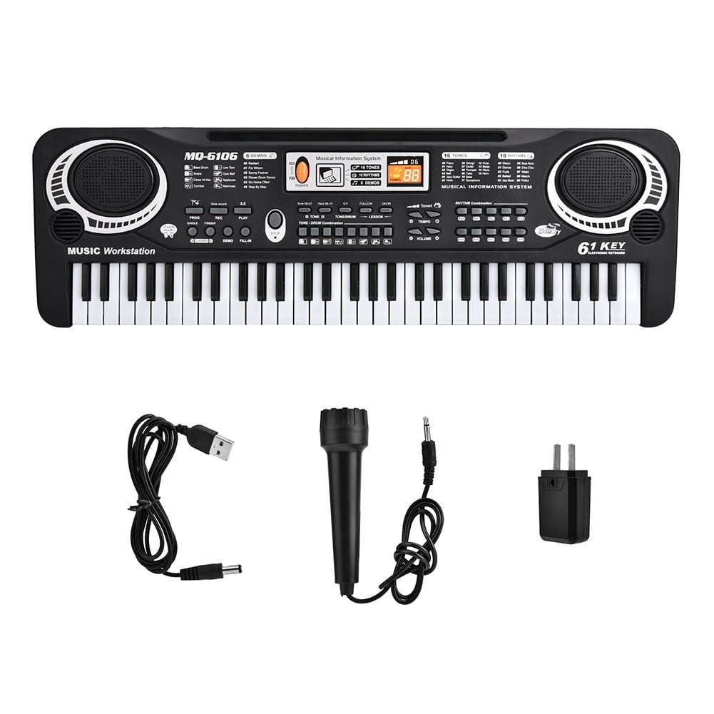 AUST 61 Keys Digital Music Electronic Keyboard for Beginner Electric