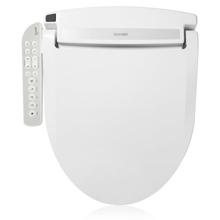 Brondell Swash Select DR801 Sidearm Bidet Seat with Warm Air Dryer and Deodorizer, Elongated White