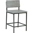 thumbnail image 1 of Progressive Furniture A103-42G Game Room Wood & Metal Bar Stool, Gray, 1 of 1
