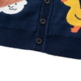 thumbnail image 6 of Boys Girls V-Neck Cardigan Kids Button Up Long Sleeve Knitted Sweaters Jacket, 6 of 10