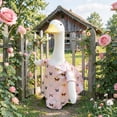 thumbnail image 4 of EGNMCR Home Decor, Room Decor, Wall Decor Spring Summer Idyllic Gooses Outfits Gooses Statue Patio Dress Patio Gooses Outfits Hat Set For 23In Statue Patio Garden Decoration Polyester Statue, 4 of 7