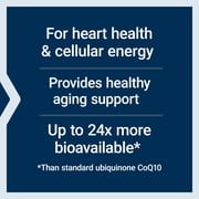 Life Extension AmpliQ CoQ10™, heart health, kidney and liver health, ubiquinone 50 mg, advanced formula, gluten free, non-GMO, vegetarian, 60 capsules