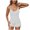 White, variant on WAGUTH 2 Piece Sets for Women V Neck Raceback Cami Tank Tops & Elastic Waist Shorts Polka Dot Print Matching Loungewear Sets