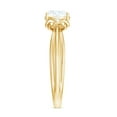 thumbnail image 3 of Rosec Jewels Cushion Cut Moissanite Solitaire Engagement Ring - Designer Bow Tie Ring, 14K Yellow Gold, US 3.50, 3 of 9