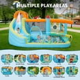 thumbnail image 2 of Memoryfield Kids Inflatable Bounce House 12-in-1 Bouncer Playset with Slide & 350W Blower, Indoor Outdoor Jump Castle for Backyard, 2 of 8