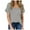 Gray, variant on Women Summer Tops Womens T Shirts Short Sleeve V-Neck Shirts Cute Fit Summer Casual Tee Tops