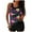 Hot Pink#2, variant on Women's High Waisted Floral Print Tankini Swimsuit Set S - 2XL Nylon Spandex, Classic Basic Swimsuits for Women Plus Size