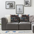 thumbnail image 2 of nygtbtfer America Flag Stars Throw Pillow Cover, Decor for Sofa Couch White, 2 of 7