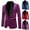Purple, variant on Dovford Velvet Blazer for Men Slim Fit One Button Sport Coat Tuxedo Jacket for Prom Wedding Party Dinner
