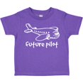 thumbnail image 3 of Inktastic Future Pilot Airplane Doodle Plane Boys or Girls Toddler T-Shirt, 3 of 5