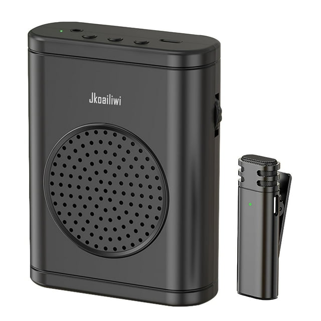Amplificador de voz Jkoailiwi Bluetooth con micrófono inalámbrico