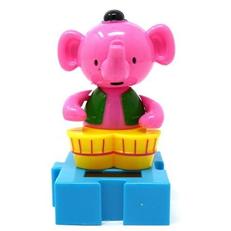 - #225 Pink Elephant Solar Dancing Animal Circus Show Toys by Greenbrier