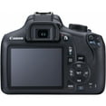 thumbnail image 3 of Canon EOS Rebel DSLR Camera 18-55mm is II Lens & 75-300mm III Lens + UV FLD CPL Filter Kit + Wide Angle & Telephoto Lens + Camera Case + Tripod + Card Reader - Intl Model, 3 of 6