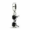 thumbnail image 1 of FB Jewels Sterling Silver Reflections Black Enamel Sunglasses Dangle Bead, 1 of 3