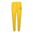 thumbnail image 3 of Father'S Day Gifts Under $10,AXXD Unisex Christmas Print Lace Up Elastic Sports Pants Trousers Clearance Winter Pants for Men Yellow 4, 3 of 5