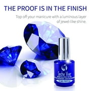Seche Vive Gel Effect Top Coat Nail Polish, Fast-Drying Top Coat with Clear Finish, 0.5 oz