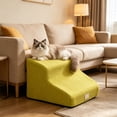 thumbnail image 4 of Pet Step Ramp, 2 Tier Foam Stairs for Small Dogs Cats to Sofa _ #15 _ C _ Yellow _ S, 4 of 6