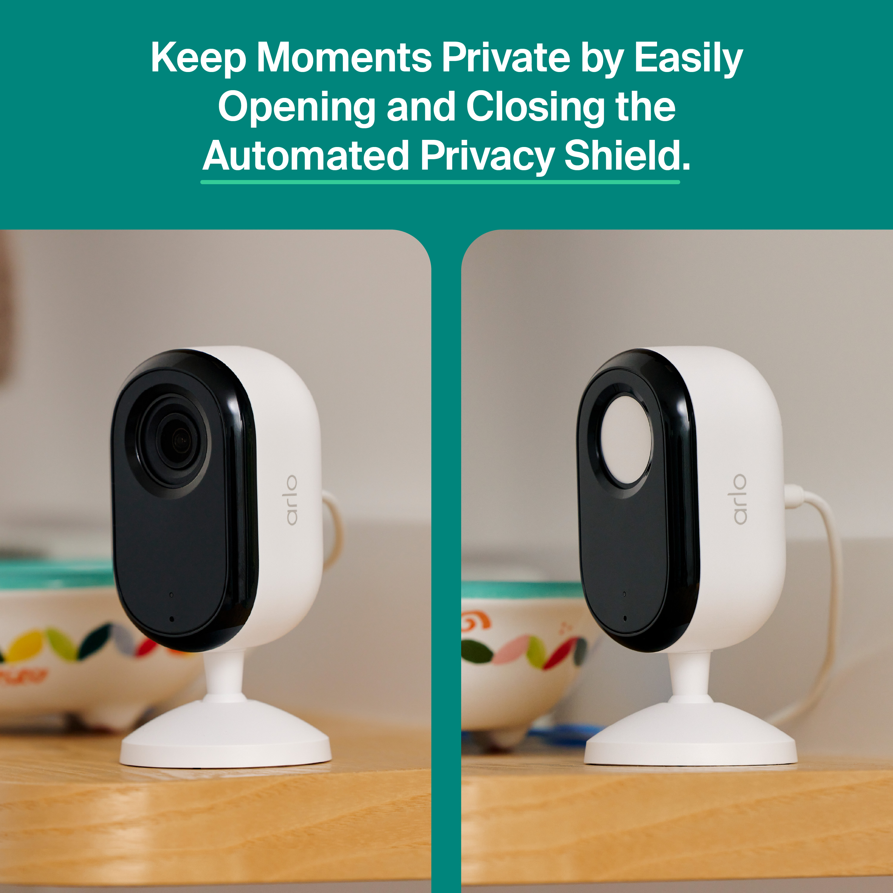 Arlo Essential Indoor Camera 1080p HD, 3rd Gen, White photo 6