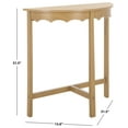 thumbnail image 3 of Safavieh Seraphina Cottage Half Round Wood Console Table, Desert Brown, 3 of 4