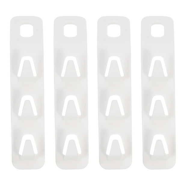 GOOHOCHY 4pcs ropa de percha ganchos de conector de espacio ahorradores de ahorro de espacio suministros para el hogar
