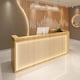 thumbnail image 5 of Luxury Wood Reception Desks Cashier Office Store Simple Hotel Reception Desk Standing Console Recepcion Mostrador Bar Furniture My Lux Decor Round, 5 of 12