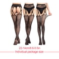 thumbnail image 3 of Wweixi Bas Résille Chaussettes Bas Taille Haute Extensible Cuisse Lingerie Collants Vêtements pour Femmes Mode Collants pour Femmes 1193 Taille Unique, 3 of 3