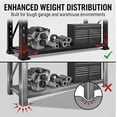Warehouse Rack Protection Foot Shelf Feet Compatible with Husky Warehouse Shelving, Protective Rack ...