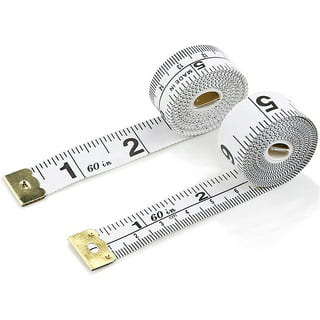 Cogfs White Soft Tape, Tailor Seamstress Sewing Diet Ruler Tape Measure  Brass Ends Dressmakers New