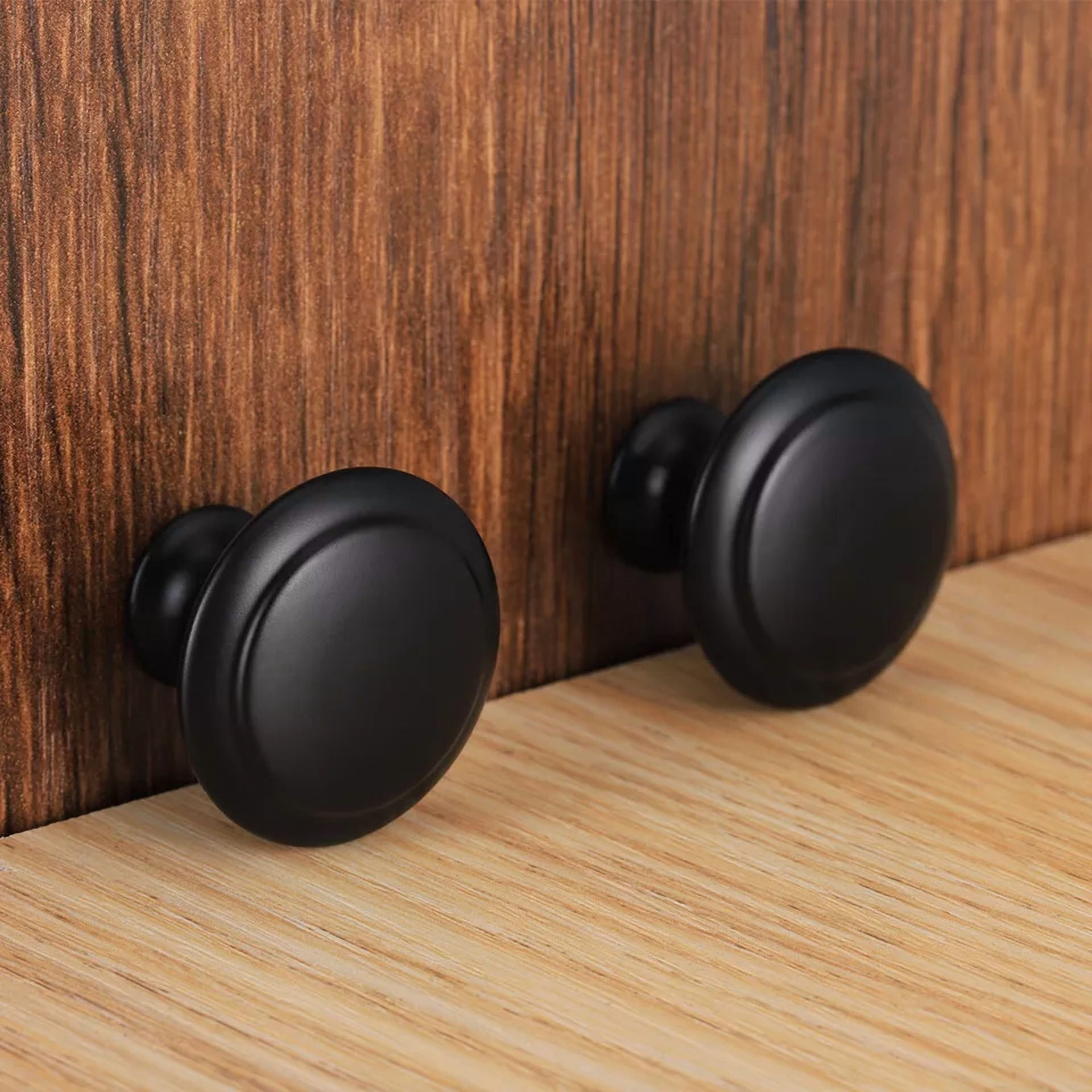 20 X Cabinet Knobs Stainless Steel Door Handles Drawer Kitchen Pulls Matte Black