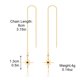 thumbnail image 1 of Pendientes De Cristal Para Mujer Borlas Abeja Pájaro Circón Perla Earline Color Oro Joyería Coreana Regalo Moda Elegante Gao Jiahui unisex, 1 of 2