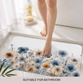 thumbnail image 3 of Poppies Floral Door Mat&nbsp;Indoor Outdoor Entrance, Non Slip Small Rug for Kitchen Bathroom Entryway Rug, Spring Botanical Flowers Summer Washable Doormat Floor Mat for Office Home Decor 18x30 Inch, 3 of 8