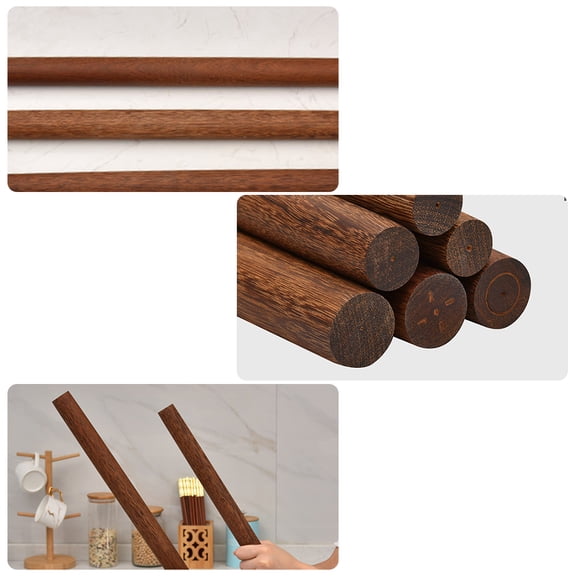 Round Head Dough Rolling Stick Dumpling Wrapper Roller Kitchen Tool ( 3.5cm)