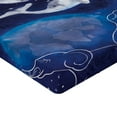 thumbnail image 2 of Ambesonne Zodiac Fitted Sheet, Space Universe Planet, Full Size, Blue Grey, 2 of 3