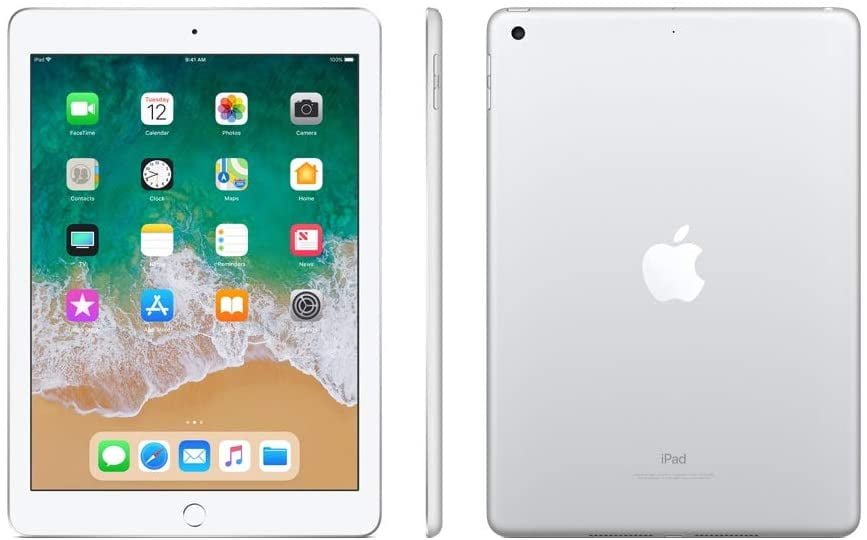 Apple iPad 5th Generation, Wi-Fi + Cellular, Silver 32GB (Scratch