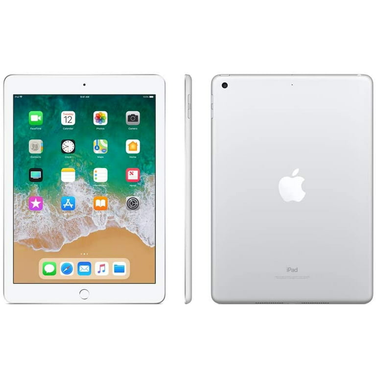 Apple iPad 5th Generation, Wi-Fi + Cellular, Silver 32GB (Scratch 