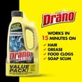 thumbnail image 3 of Eliminador de obstrucciones de desagüe Drano Max Gel, 1,25 L (paquete de 2) para ducha o lavabo, 3 of 7
