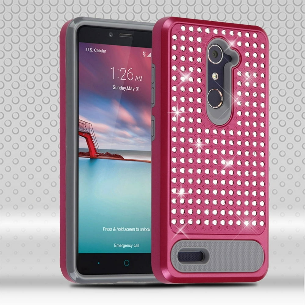 ZTE Zmax Pro Phone Case, ZTE Zmax Pro Case, by Insten Hard Dual Layer