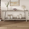 thumbnail image 3 of Extra Long Console Table for Living Room - Modern Brown Entryway Sofa Table - Sleek Rectangular Accent Furniture - Sturdy Design - 70.87 Inches, 3 of 7