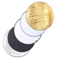 thumbnail image 4 of Gold Silver White Black Reflector, Simple 5 In 1 Light Reflector Compact Lightweight  For Outdoor For Portrait Photography For Indoor, 4 of 8