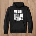 thumbnail image 2 of Mental Health Matters Hoodie for Men Women Mental Health Graphic Hooded Sweatshirt with Pockets Pullover Top, 2 of 4