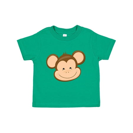 

Inktastic Cute Monkey Head Gift Toddler Boy or Toddler Girl T-Shirt