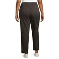 thumbnail image 4 of Just My Size Women’s Plus Size Pull-On Stretch Woven Pants, Also in Petite, 4 of 7