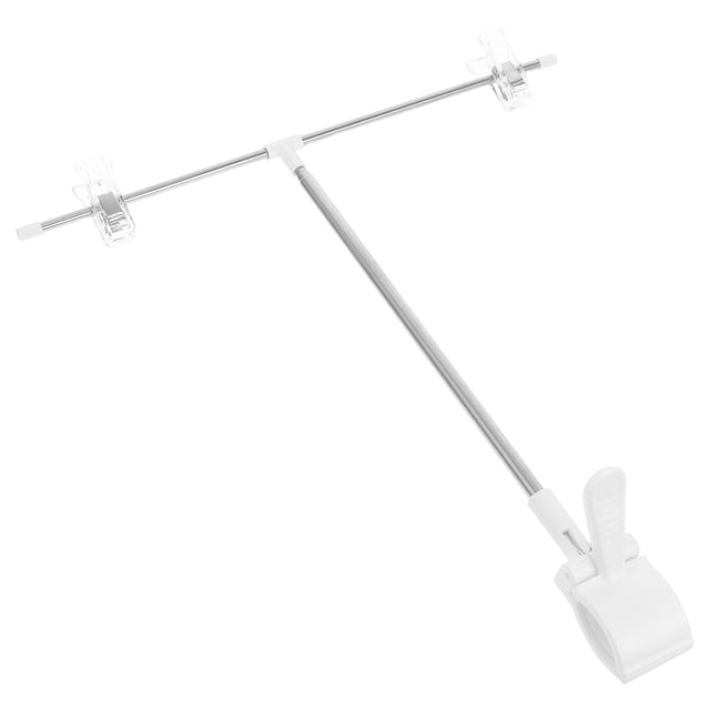 unbranded Soporte Plástico Ajustable Para Póster Con Clip Para Exhibición Y Señalización En Multicolor