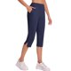 thumbnail image 4 of TaTaai Women's Plus Size High Waisted Yoga Capri Leggings Stretchy 7/8 Length Workout Pants Non See Through Soft Athletic Gym Bottoms Tummy Control Gift, 4 of 7