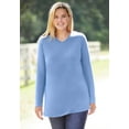 thumbnail image 6 of Woman Within Plus Size Perfect Long-Sleeve V-Neck Tunic, 6 of 6