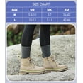 thumbnail image 3 of Womens Merino Wool Hiking Socks Thermal Warm Winter Boot Crew Socks Cushion Work Walking Gift Socks 5 Pairs, 3 of 7