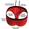 thumbnail image 4 of UFM Mens Underwear, Polyester-Spandex Mens Briefs, Regular and Adjustable Support Pouch Men Underwear, 52-54 waist, Gray, 4 of 5